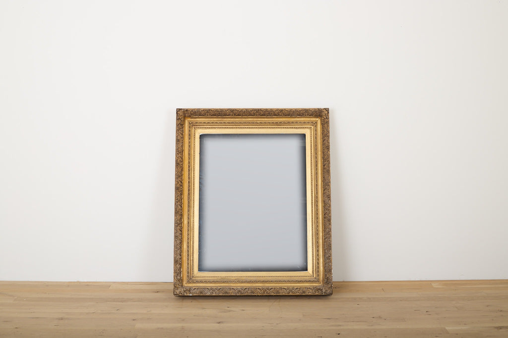 French Carved Giltwood Mirror c. 1900