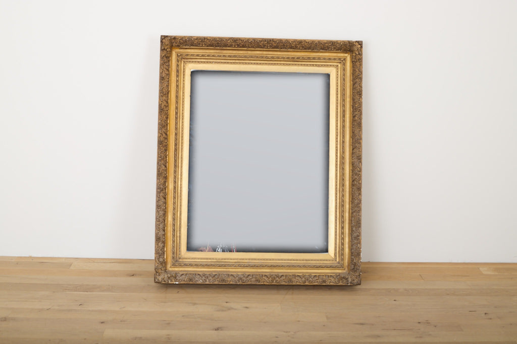 French Carved Giltwood Mirror c. 1900