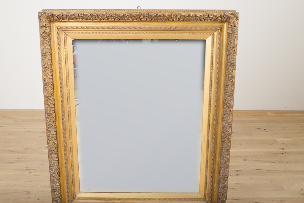 French Carved Giltwood Mirror c. 1900