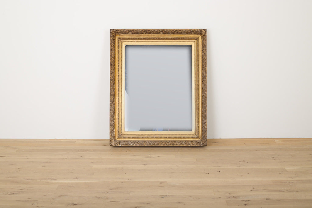 French Carved Giltwood Mirror c. 1900