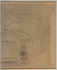 Nude study drawing, newly framed with sunbaked mat