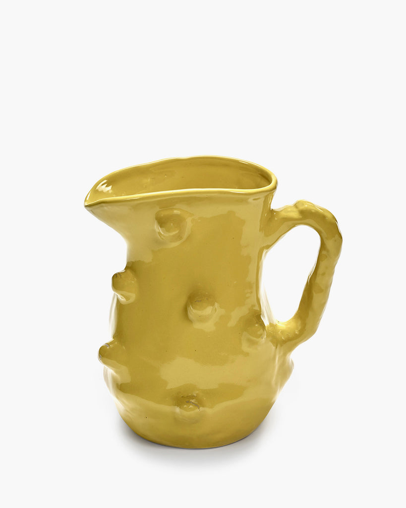 Charly Ceramic Jug — Yellow