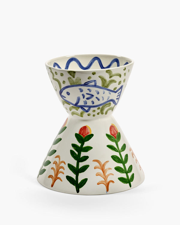 Aguaje Hand-Painted Ceramic Vase