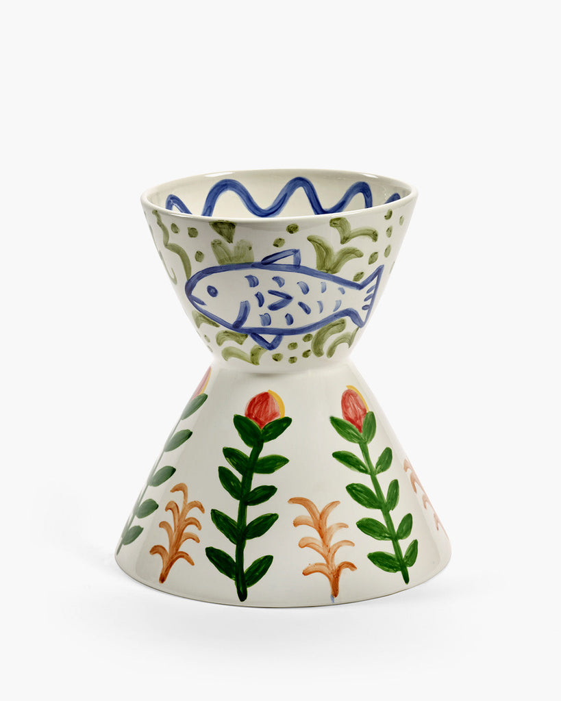 Aguaje Hand-Painted Ceramic Vase