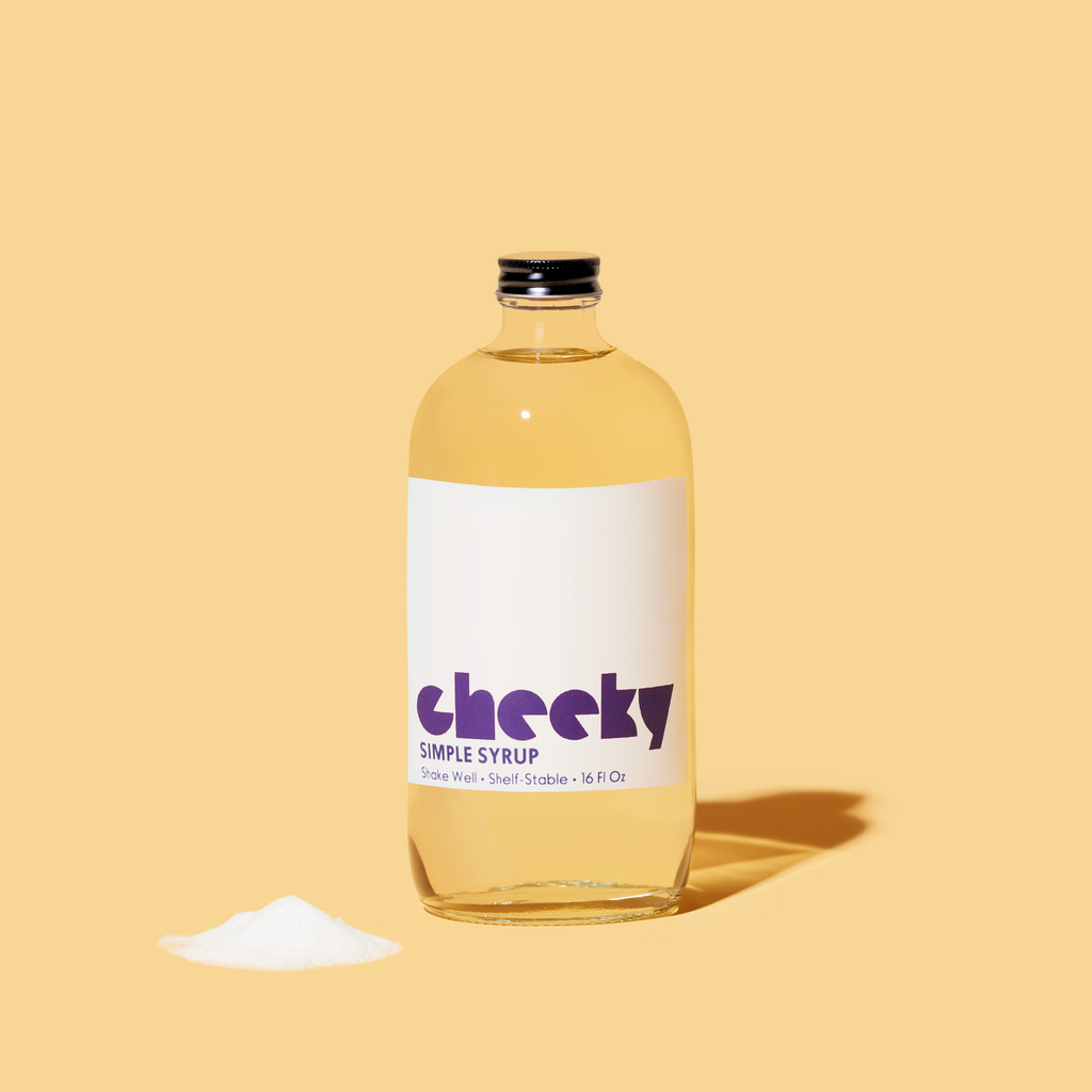 Cheeky Cocktails Simple Syrup 16oz bottle
