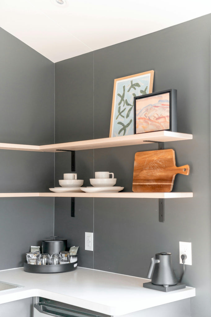 Corner Bookshelf