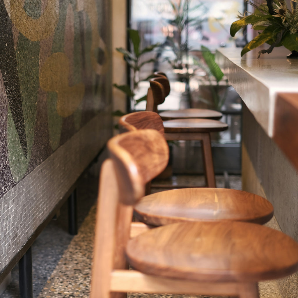 Wooden Bar Stool