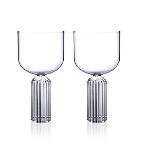 Fight Champagne Flute - Set of 2 - fferrone designer glassware – f f e r r  o n e design